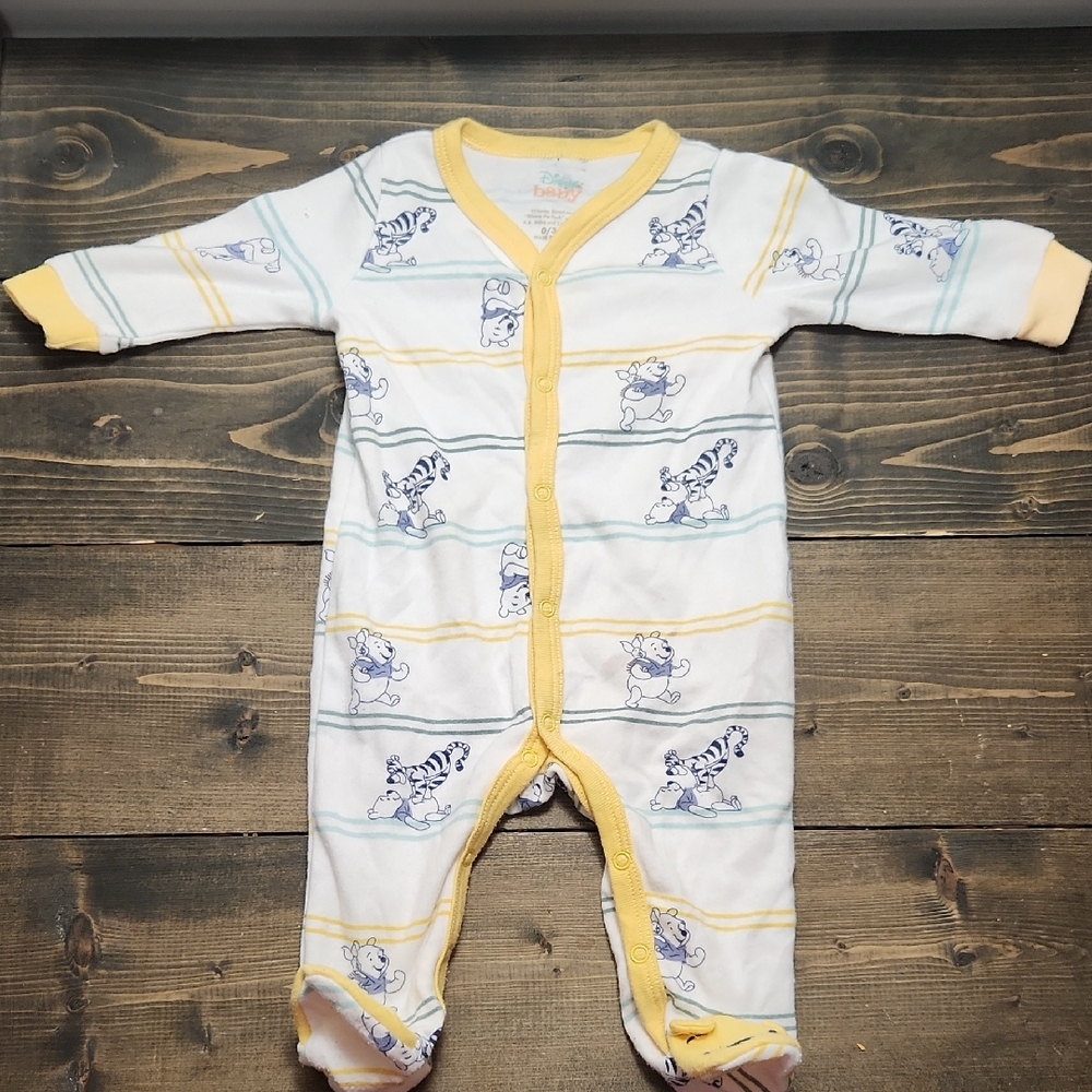 Baby Disney One Piece Winnie The Pooh - Yellow and White